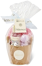 Парфумерія, косметика Набір - IDC Institute Silence Bath Set (b/balls/2*15g + sh/gel/48 ml + washcloth)