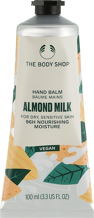 Крем-бальзам для рук "Миндальное молочко" - The Body Shop Vegan Almond Milk Hand Balm — фото N1