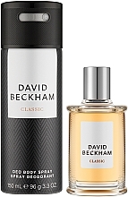 David Beckham Classic - Набір (edt/50ml + deo/150ml) — фото N2
