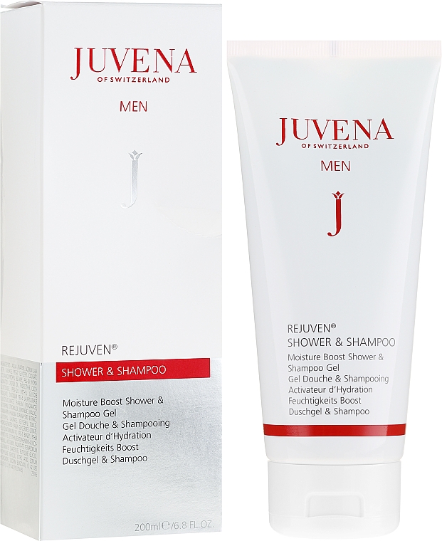 Гель-шампунь для душа - Juvena Rejuven Men Moisture Boost Shower & Shampoo Gel — фото N1