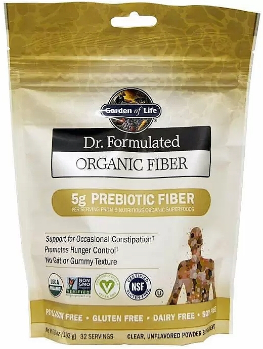 Пищевая добавка "Клетчатка пребиотическая" - Garden of Life Prebiotic Fiber — фото N1