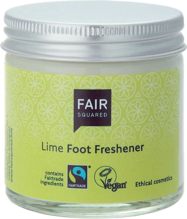 Крем для ніг "Лайм" - Fair Squared Lime Foot Freshener — фото N1