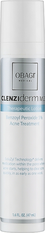 Лосьйон для обличчя від вугрового висипу - Obagi Medical CLENZIderm M.D. Therapeutic Lotion — фото N1