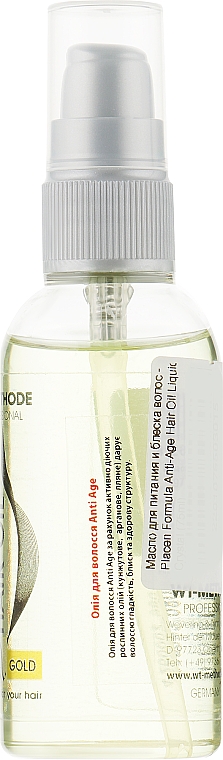 Масло для питания и блеска волос - Placen Formula Anti-Age Hair Oil Liquid Crystal — фото N2