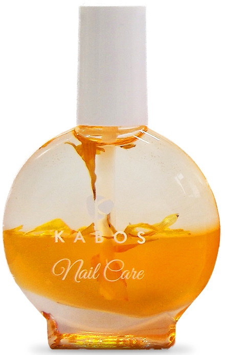 Масло для ногтей и кутикулы - Kabos Nail Oil Yellow Flowers — фото N1