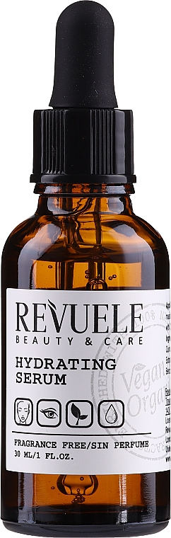 Увлажняющая сыворотка для лица - Revuele Natural Line Hydrating Serum — фото N3