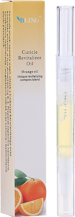 Масло для кутикулы "Апельсин" - Bling Nails Cuticle Revitalizer Oil Orange Oil