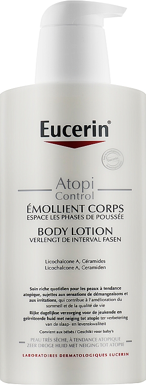 Лосьон для атопичной кожи тела - Eucerin AtopiControl Body Care Lotion — фото N1