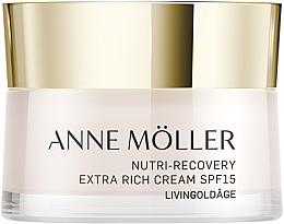 Відновлювальний крем для обличчя SPF15 - Anne Moller Livingoldage Nutri Recovery Extra Rich Cream spf15 — фото N1