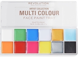 Духи, Парфюмерия, косметика Краски для лица - Makeup Revolution Artist Collection Multi Colour Face Paint Tray