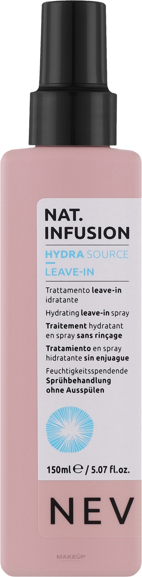 Незмивний, зволожуючий спрей для сухого волосся - Nevitaly Hydrating Leave-in Spray — фото 150ml