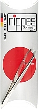Парфумерія, косметика Nippes Solingen Tweezers 8cm Curved Nickel-Plated - Пінцет вигнутий, 8 см
