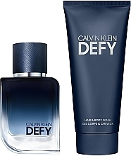 Духи, Парфюмерия, косметика Calvin Klein Defy - Набор (edp/50ml + sh/gel/100ml)