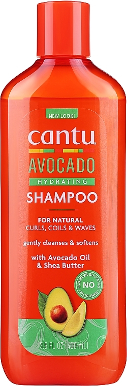 Увлажняющий шампунь - Cantu Avocado Hydrating Shampoo — фото N1
