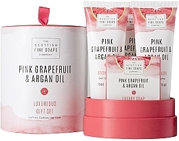 Духи, Парфюмерия, косметика Набор, 4 продукта - Scottish Fine Soaps Pink Grapefruit & Argan Oil