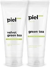 Парфумерія, косметика Набір "Очищення і догляд за шкірою тіла" - Piel Cosmetics Velvet Green Tea Set (sh/gel/250ml + b/milk/250ml)
