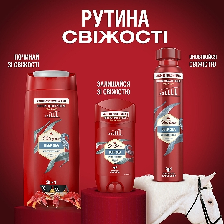 Твердий дезодорант - Old Spice Deep Sea Deodorant Stick — фото N11