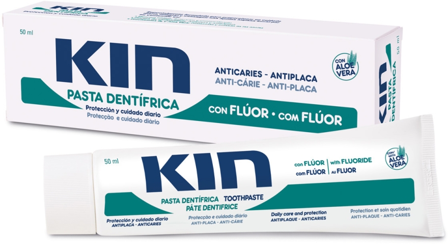 Зубна паста з фтором - Kin Dental Toothpaste — фото N1