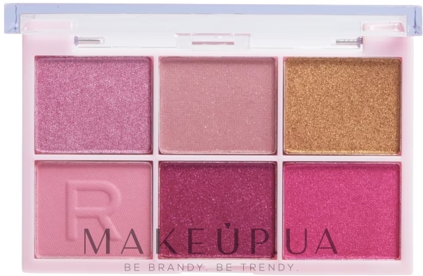 Мініпалетка тіней для повік - Makeup Revolution Mini Colour Reloaded Palette — фото Heartbreaker Pink