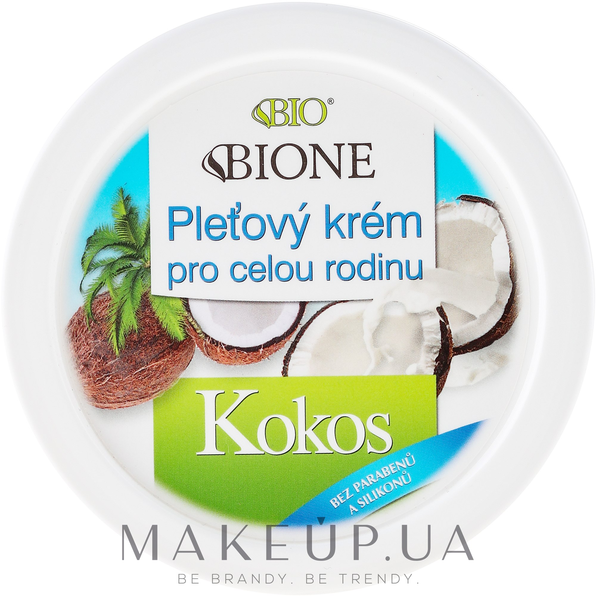 Універсальний крем "Кокос" - Bione Cosmetics Coconut Skin Cream — фото 260ml