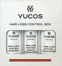 Парфумерія, косметика УЦІНКА! Набір - Yucos Hair Loss Control (shm/250ml + balm/mask/250ml + serum/100ml) *