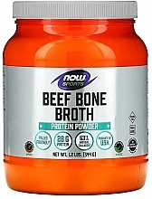 Бульон из говяжьих костей - Now Foods Sports Beef Bone Broth Protein Powder — фото N1