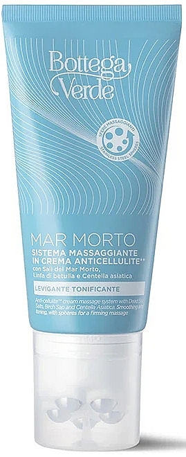 Антицеллюлитный крем с массажной системой - Bottega Verde Dead Sea Anti-Cellulite Cream Massage System  — фото N1