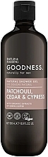 Парфумерія, косметика Гель для душу для чоловіків - Baylis & Harding Goodness Natural Shower Gel Patchouli Cedar And Cypress