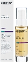 Пілінг з АНА-кислотами і ресвератролом для обличчя - Christina Line Repair Firm AHA & Resveratrol Peel — фото N2