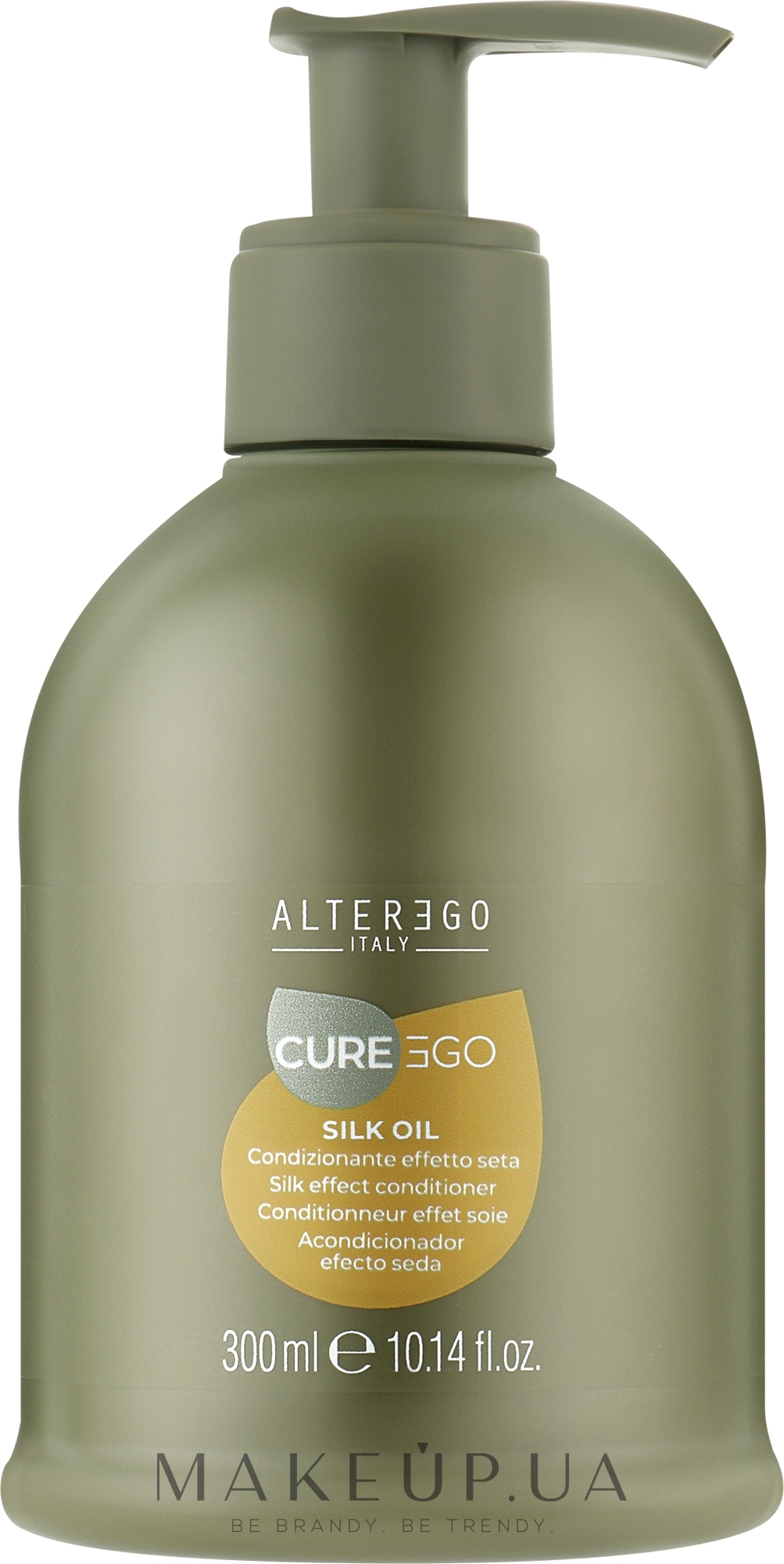 Кондиционер для непослушных и вьющихся волос - Alter Ego CureEgo Silk Oil Silk Effect Conditioner — фото 300ml