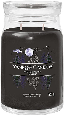 Ароматическая свеча в банке "Midsummer's Night", 2 фитиля - Yankee Candle Singnature  — фото N2