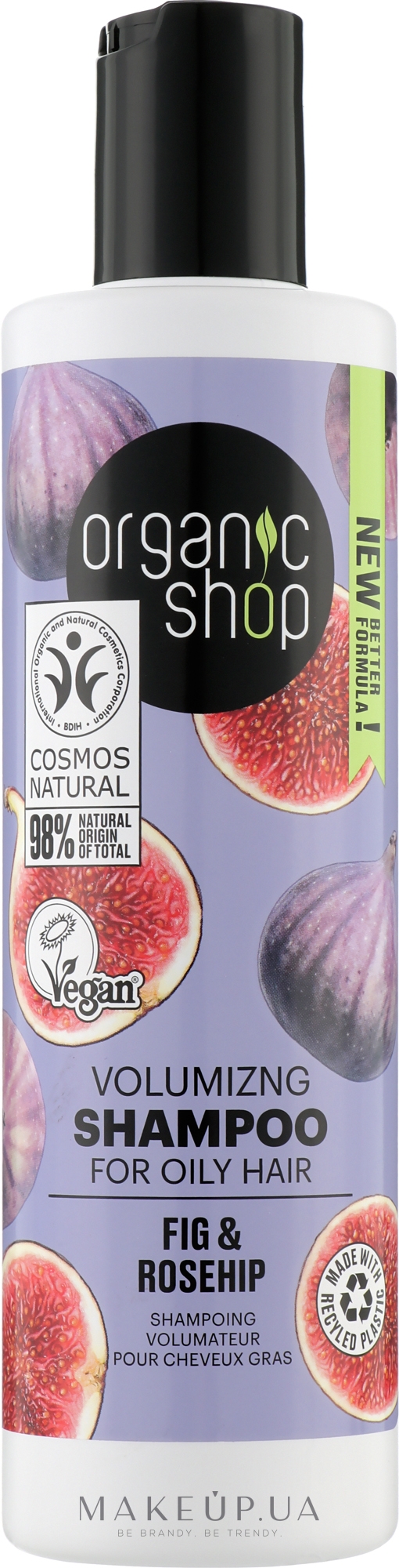 Шампунь для волос "Инжир и шиповник" - Organic Shop Shampoo — фото 280ml