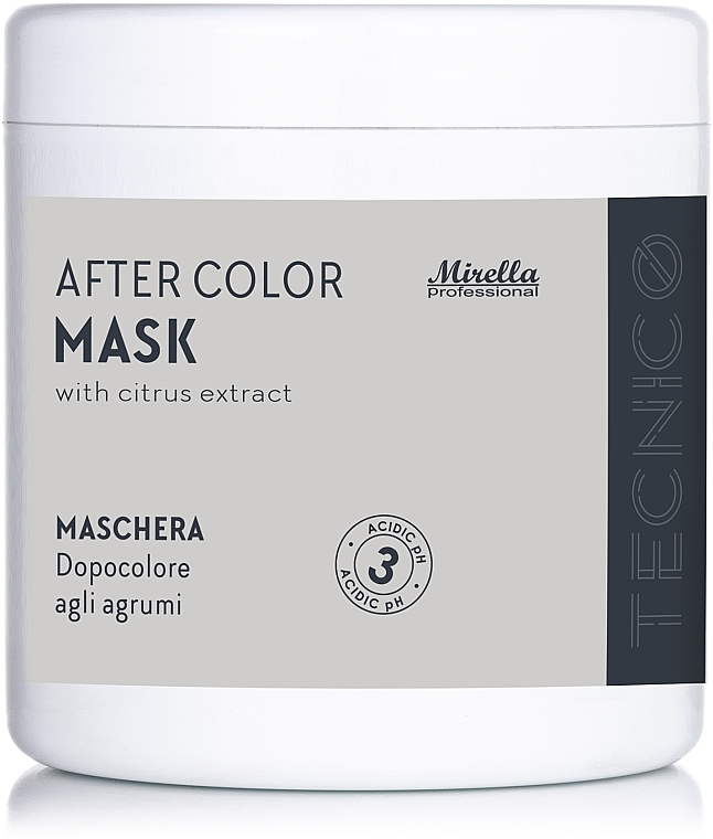 Маска для волосся після фарбування, з екстрактом цитрусових - Mirella Professional After Color Mask