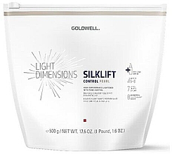 Осветляющий порошок для волос - Goldwell Light Dimensions SilkLift Control Pearl Level 6-8 — фото N1