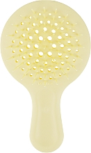 Расческа для волос, светло-желтая - Janeke Superbrush Mini — фото N1