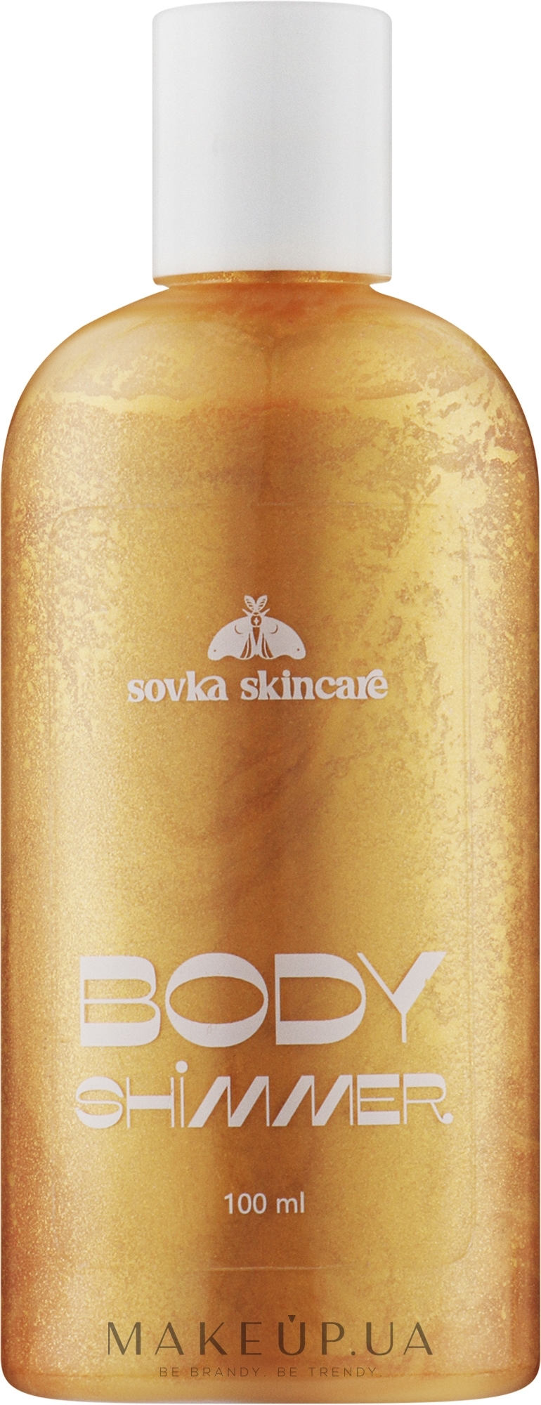 Шимер для тіла "Золотий" - Sovka Skincare Body Shimmer Gold — фото 100ml