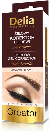 Гель-коректор для брів 4в1 - Delia Cosmetics Eyebrow Gel