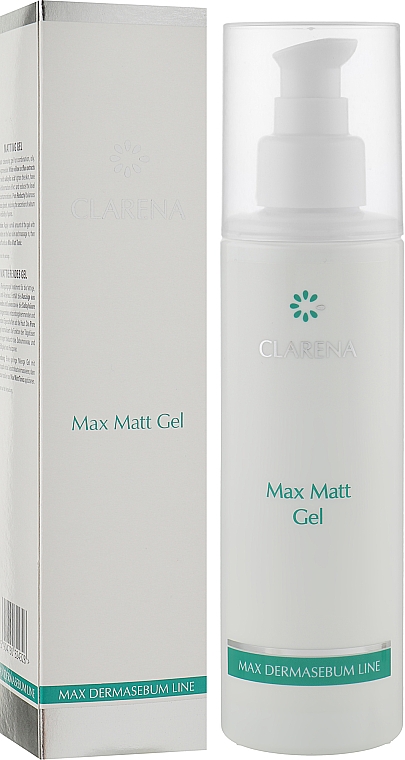 Очищуючий антибактеріальний гель - Clarena Bio Dermasebum Line Max Matt Gel — фото N2