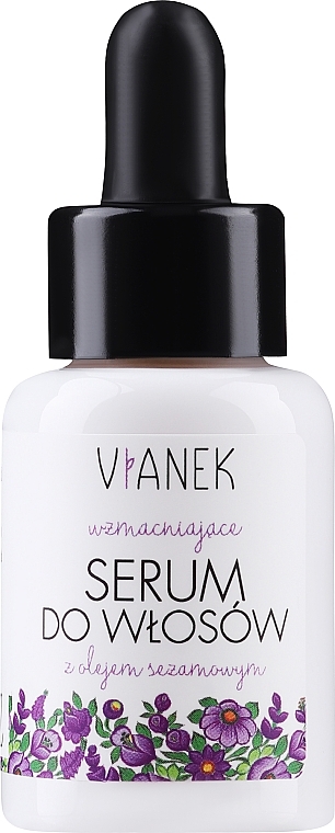 Укрепляющая сыворотка для волос с кунжутным маслом - Vianek Hair Serum — фото N1