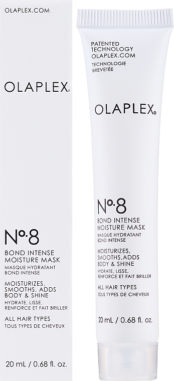 ПОДАРОК! Интенсивно увлажняющая бонд-маска "Восстановление структуры волос" - Olaplex №8 Bond Intense Moisture Mask — фото N1
