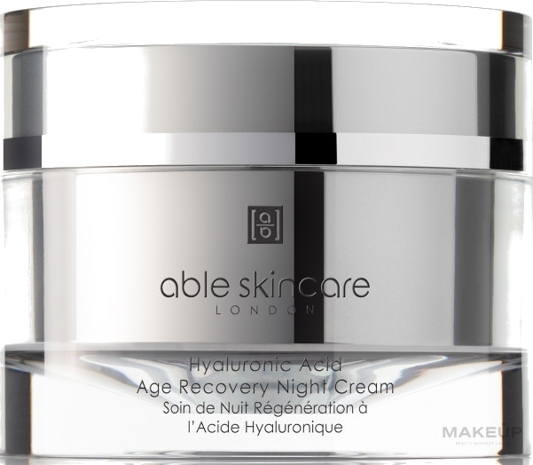 Нічний зволожувальний крем - Able Skincare Hyaluronic Acid Age Recovery Night Cream — фото 50ml