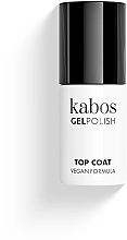 Топ для гібридних лаків - Kabos GelPolish Top Coat — фото N1