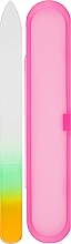 Скляна пилочка в рожевому футлярі - Tools For Beauty — фото N2
