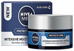 Зволожувальний крем для обличчя - NIVEA MEN Protect & Care Intensive Moisturising Face Cream — фото N1