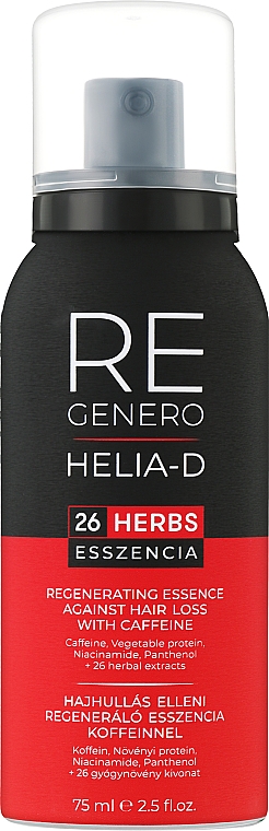 Відновлювальна есенція з кофеїном проти випадіння волосся - Helia-D Regenero Caffeine Regenerating Essence Against Hair Loss — фото N1