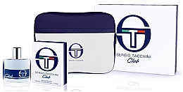 Духи, Парфюмерия, косметика Sergio Tacchini Club - Набор (edt/50ml + pouch)