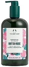 Гель для душу "Британська троянда" - The Body Shop British Rose Vegan — фото N3