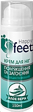 Крем для ніг від тріщин і мозолів з алое вера "Пом'якшення та загоєння" - Enjee Happy Feet — фото N1