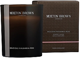 Molton Brown Delicious Rhubarb & Rose Scented Candle - Ароматична свічка — фото N1