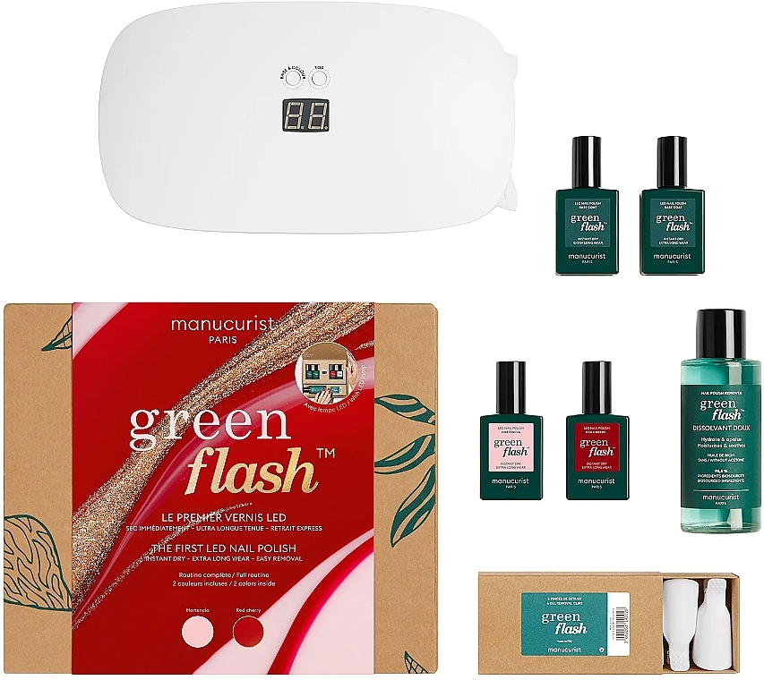 Набор, 7 продуктов - Manucurist Green Flash Full Pro Kit — фото N2